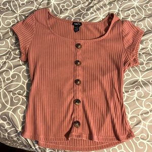 rue 21 t shirt, with buttons
